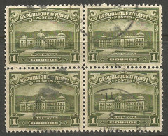 HAITI. 1G USED BLOCK OF FOUR. - Haiti