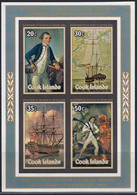 COOK ISLANDS 1979 Captain Cook Death Bicentenary, IMPERFORATE $1.35 M/S MNH - Explorateurs