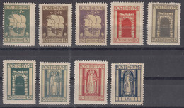 Italy Occupation WWI, Fiume 1923 Sassone#190-198 Mi#154-162 Mint Hinged Short Set - Fiume