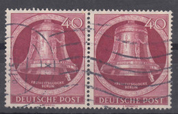 Germany West Berlin 1951 Mi#86 Used Pair - Used Stamps