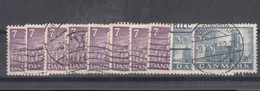 Denmark 1936 Mi#229,232 Used Multiples - Gebraucht