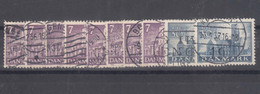 Denmark 1936 Mi#229,232 Used Multiples - Oblitérés