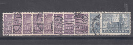 Denmark 1936 Mi#229,232 Used Multiples - Used Stamps