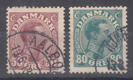 Denmark 1913 Mi#73,74 Used - Used Stamps