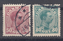 Denmark 1913 Mi#73,74 Used - Used Stamps