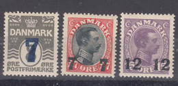 Denmark 1926 Mi#156-158 Mint Hinged - Unused Stamps