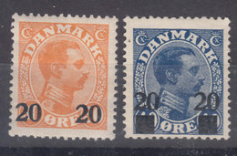 Denmark 1926 Mi#151-152 Mint Hinged - Ongebruikt