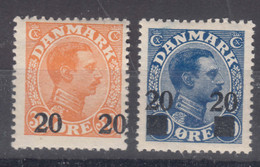 Denmark 1926 Mi#151-152 Mint Hinged - Ungebraucht