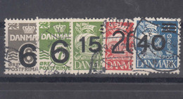 Denmark 1940 Mi#253-257 Used - Gebruikt