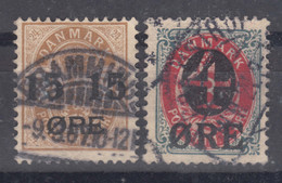 Denmark 1904 Mi#40-41 Used - Used Stamps