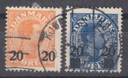 Denmark 1926 Mi#151-152 Used - Gebraucht