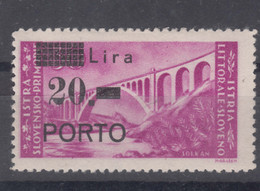 Istria Litorale Yugoslavia Occupation, Porto 1946 Sassone#12 Mint Hinged - Occup. Iugoslava: Istria