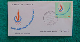 FDC :  30eme Anniversaire Déclaration Droits De L'Homme - Wallis & Futuna - Used Stamps