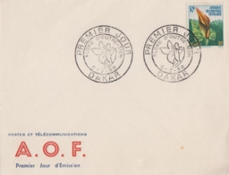 Enveloppe  FDC  1er  Jour   AFRIQUE  OCCIDENTALE  FRANCAISE    Flore    1958 - Autres & Non Classés