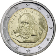 ITALIA MONETA DA 2 EURO COMMEMORATIVO GALILEO GALILEI 2014 FDC - Commémoratives