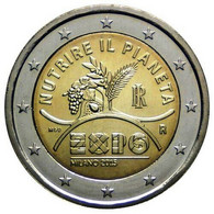 ITALIA MONETA DA 2 EURO COMMEMORATIVO EXPO 2015 FDC - Gedenkmünzen