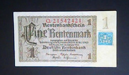 Germany 1937: 1 Rentenmark - 1 Rentenmark