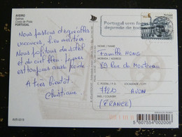 LETTRE PORTUGAL AVEC YT 3140 TRAMWAY N° 283 1901 CARRIS LISBONNE LISBOA - AVEIRO SALINAS COSTA DE PRATA - Cartas & Documentos