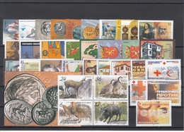 Macedonia 2002 - Full Year MNH ** Including Postal Tax Stamps - Mazedonien