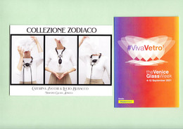 (G0) The Venice Glass Week, V^ Ediz. Festival Internazionale Vetro Artistico 2021, Cartolina Ediz. Privata E Cart. PT - Exhibitions