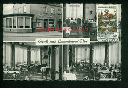 Ak Lauenburg, Elbe, Cafe Clausen, Gel. 1975 Nach Bensberg - Lauenburg