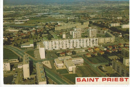 Saint-Priest (69) :Vue Aérienne Générale Sur Le Nouveau Quartier De La Mairie En 1988 GF. - Saint Priest