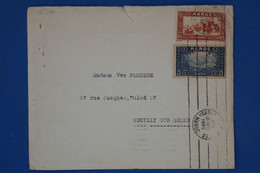 AB5 MAROC  BELLE LETTRE  1938 CASABLANCA POUR NEUILLY  FRANCE +AFFRANCH. INTERESSANT - Briefe U. Dokumente