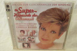 2 CDs "Die Super-Hitparade Der Volksmusik" Die Hits Des Jahres Präsentiert Von Carolin Reiber - Autres - Musique Allemande