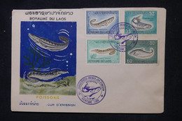 LAOS - Enveloppe FDC En 1967 - Poissons  - L 106754 - Laos