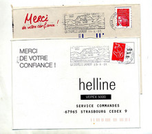 Lettre Flamme La Chapelle Laurent Citadelle - Mechanical Postmarks (Advertisement)