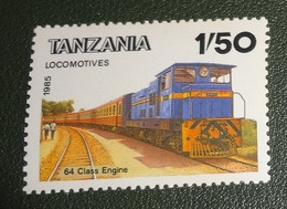 Tanzania - 1985 - Michel 281 - Postfris - MNH - Diesel - Stoom - Locomotief - 64 Class Engine - Tanzanie (1964-...)