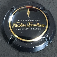 251 - 50a - Nicolas Feuillatte, E De France En Dessous Du A Contour Noir, Chouilly, Epernay Capsule De Champagne - Feuillate