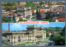 °°° Cartolina - Salsomaggiore Terme Vedute Viaggiata (l) °°° - Parma