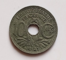 FRANCE 10 CENTIMES 1941 Sans Tiret Et Sans Point (B07 11) - 10 Centimes