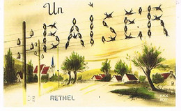 08  UN BAISER    DE  RETHEL     CPM  TBE   1040 - Rethel