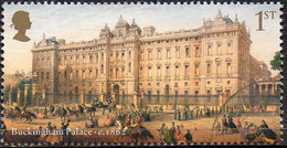 GREAT BRITAIN 2014 Buckingham Palace. 1st Class NVI Buckingham Palace, C.1862 - Used Stamps