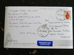 LETTRE ROUMANIE ROMANIA AVEC YT 5043 - POTERIE PICHET DE BARSA ARAD - MUNTII MONTS BUCEGI MONUMENTUL EROILOR - Storia Postale