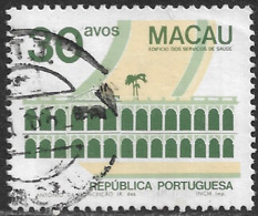 Macau Macao – 1982 Public Building And Monuments 30 Avos Used - Gebruikt