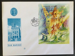 SAN MARINO - 2011 - BF112 Giornata Mondiale Del Teatro - FDC - Filagrano - FDC