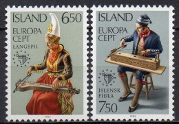 Islande - 1985 - Yvert N° 585 & 586 **  - Europa - Ungebraucht