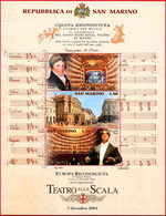SAN MARINO - 2004 - BF86 Teatro Alla Scala - Nuovo - MNH - Al Facciale - Blocs-feuillets