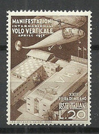 ITALY 1951 Michel 830 MNH Helikopter - Hélicoptères