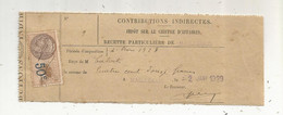 CONTRIBUTIONS INDIRECTES, 1929, Impot Sur Le Chiffre D'affaires , Maillezais, Vendée, Frais Fr 1.65 E - Ohne Zuordnung