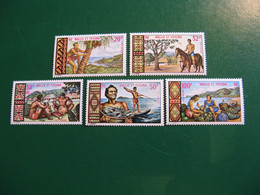 WALLIS YVERT POSTE AERIENNE N° 33/37 NEUFS** LUXE - MNH - COTE 45,80 E - Unused Stamps