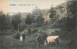 MARCHE - Fond Des Veaux N°1 - Carte Colorée, Animée Et Circulé En 1907 - Marche-en-Famenne