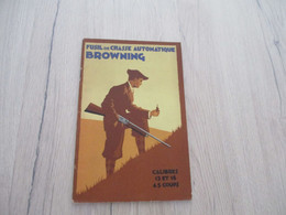 Catalogue Pub Publicité 1929 Fusil De Chasse Automatique Browning 32 P De Textes Et Illustrations + Planches - Caza/Pezca