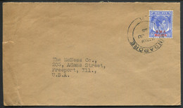 MALACCA - ADMINISTRATION ANGLAISE N° 9 / LETTRE DE SINGAPOUR LE 24/7/1946 POUR LES USA - TB - Malacca