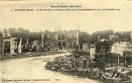 034 643 - CPA - France (55) Meuse - 1914 - Grande Guerre 1914-1917 - Revigny - La Rue Vitry Et L'Hôtel De Ville - Revigny Sur Ornain