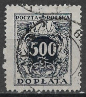 Poland 1923. Scott #J54 (U) Numeral Of Value - Strafport