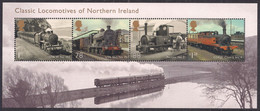GB 2013 QE2 Classic Locomotives Northern Ireland Umm Mini Sheet SG 3498 ( T935 ) - Blokken & Velletjes